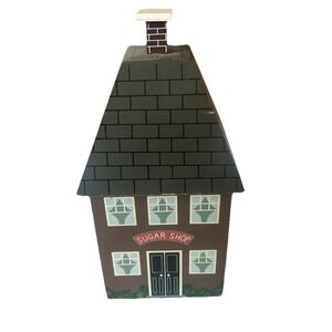 Sugar Shop Wood Canister Farmhouse Decor with plastic liner